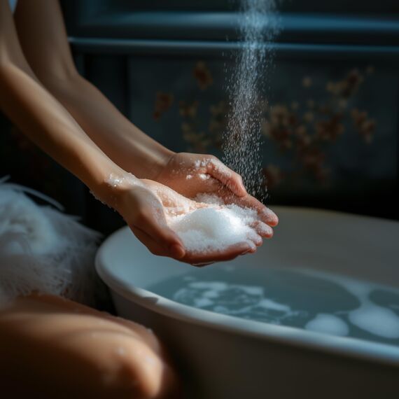 HAF® Premium Totes Meer Badesalz für empfindliche & trockene Haut | Meersalz 100% naturrein aus Jordanien für den Stressabbau | Mineralsalz für guten Schlaf & zur Körperpflege | 1 kg in Dose