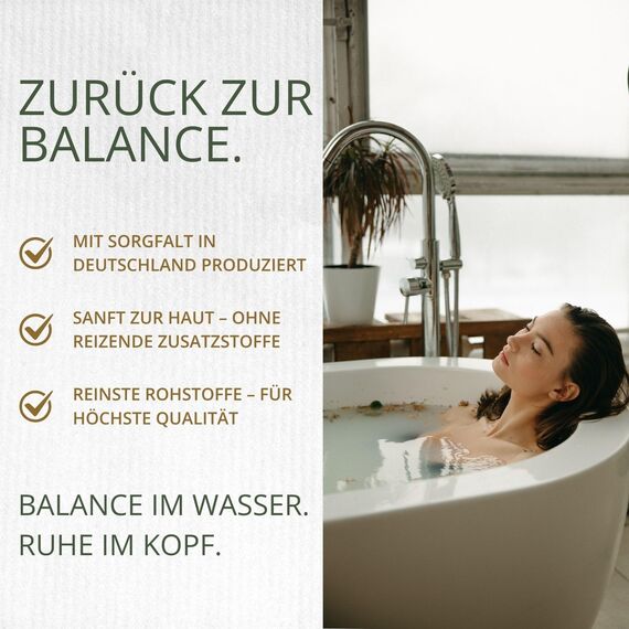 Basen-Bad von Nordic Pure 2400g | Basischer Badezusatz Made in Germany | Basisches Wellness-Badesalz Perfekt für ein Vollbad, Sitzbad, Fußbad oder Handbad