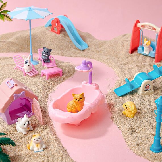 vamei Badebomben Kinder mit Überraschung 12 Stück Badezusatz Kinder mit Badewannenspielzeug Kazte Hund Badekugeln Mädchen Jungs Geburtstag Weihnachten Ostern Valentinstag Geschenke