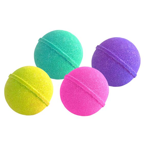 INKEE Galupy Unicorn 5er Pack- 20 Badebomben Mädchen mit Kaugummiduft & Jojobaöl, Badekugeln Kinder 4 Farben 20x 50g - Einhorn Geschenk Kinder