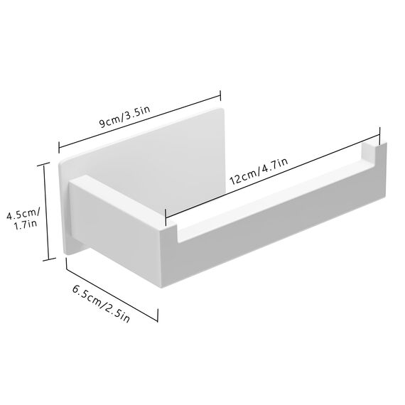 Aikzik Toilettenpapierhalter ohne Bohren, Selbstklebend Toilettenpapierrollenhalter Edelstahl Klopapierhalter Wc Halter Rollenhalter Klorollenhalter Papierhalter für Küche und Badzimmer, Packung mit 2