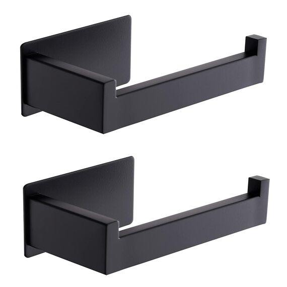 Aikzik Toilettenpapierhalter ohne Bohren, Selbstklebend Toilettenpapierrollenhalter Edelstahl Klopapierhalter Wc Halter Rollenhalter Klorollenhalter Papierhalter für Küche und Badzimmer, Packung mit 2