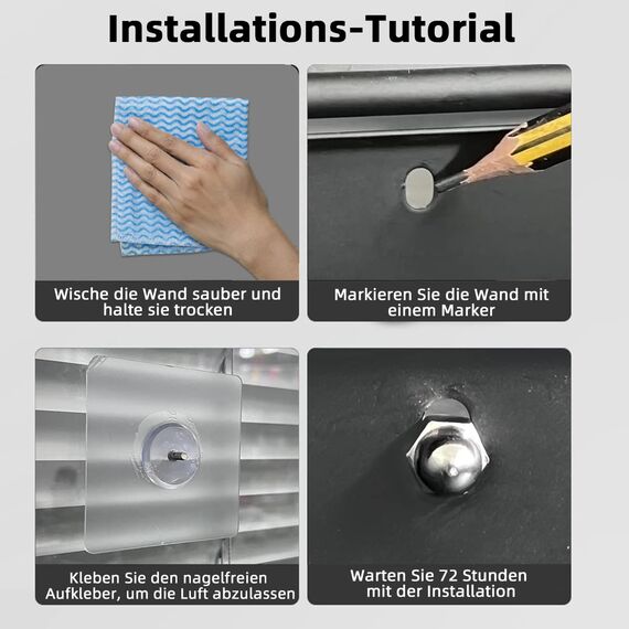 Matt Schwarzer Toilettenpapierhalter mit Ablage, Spülbarer Wischtuchspender und Aufbewahrung für Das Badezimmer – Halten Sie Lhre Wischtücher Außer Sichtweite – Wandhalterung aus Edelstahl (Schwarz)