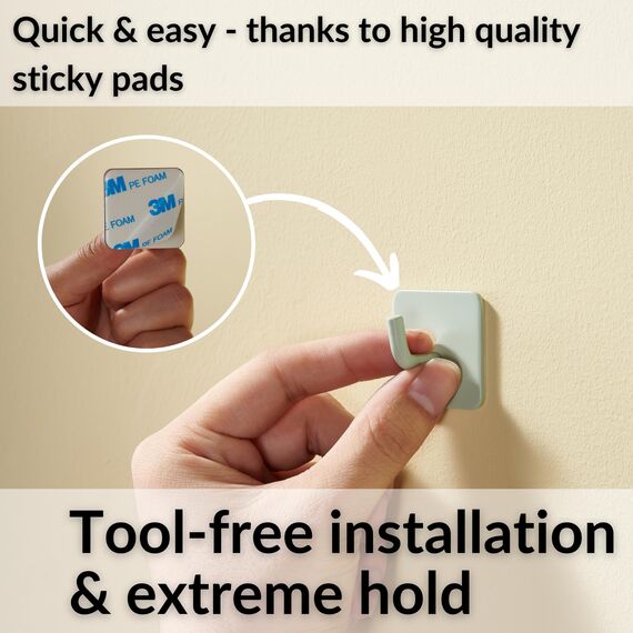 DEKAZIA® 8 Kleiderhaken Kinder orange – Garderobenhaken Kindergarderobe Haken Kindergarderobe Wandhaken Kinder Kinderzimmer – Klebehaken Haken Garderobe Kinderhaken Wand