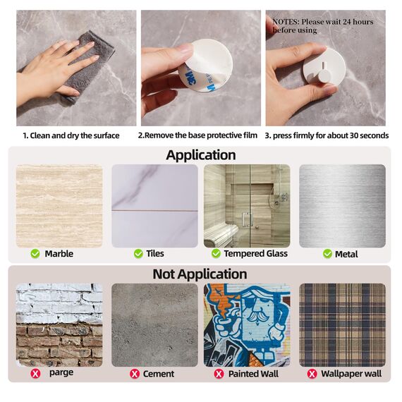 Feligio Klebehaken Weiß Matt 8 Stück, Haken Selbstklebend Ohne Bohren, Edelstahl Wasserdicht Haken Selbstklebend, Handtuchhaken für Küche Bad Schlafzimmer, Runder