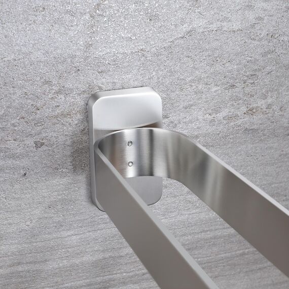 ZUNTO Wand Hohlraumfrei Handtuchhalter Doppelt Edelstahl Handtuchstange, Wand Handtuchhaken Küche Handtuchständer, Badezimmer Badetuchhalter für Bad küche 40cm