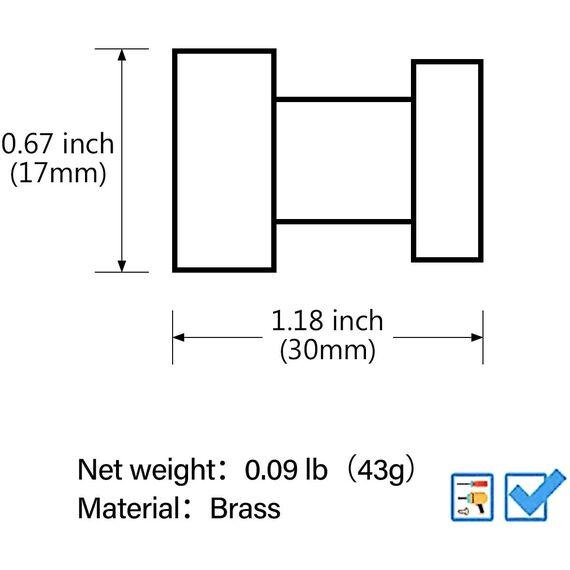 BGL Matt Schwarze Handtuchhaken - Set mit 5 Stück | Rostfreie Metall-Wandhaken für Bad & Küche | Selbstklebend oder zur Wandmontage