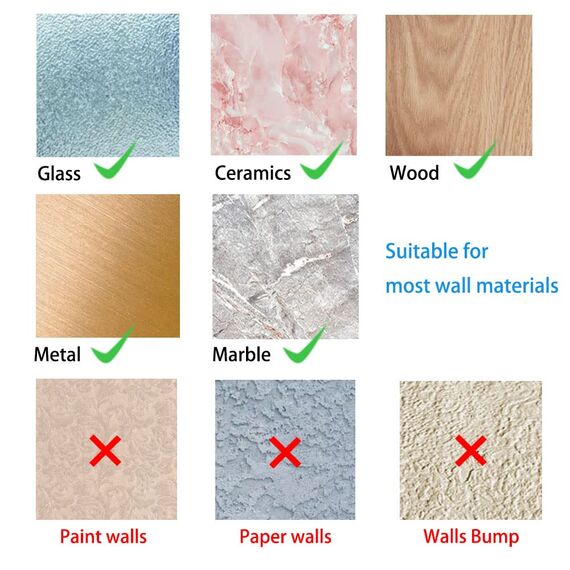 PaiLeWei 6 Stück selbstklebende Haken, klebrige Haken, Wandhaken, wasserdichter Klebehaken, Stick on Haken zum Aufhängen Küche Badezimmer (6 Pcs)