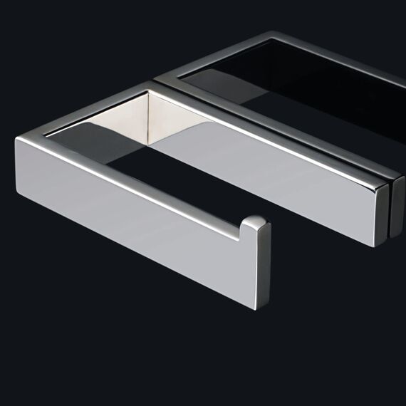 SAYAYO Toilettenpapierhalter Klopapierhalter Chrom Edelstahl Toilettenpapierhalter Bohren Toilet Paper Holder WC Rollenhalter für Badezimmer und Küchen