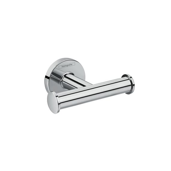 hansgrohe Logis Universal Handtuchhalter (Doppelhaken, Badzubehör) Chrom