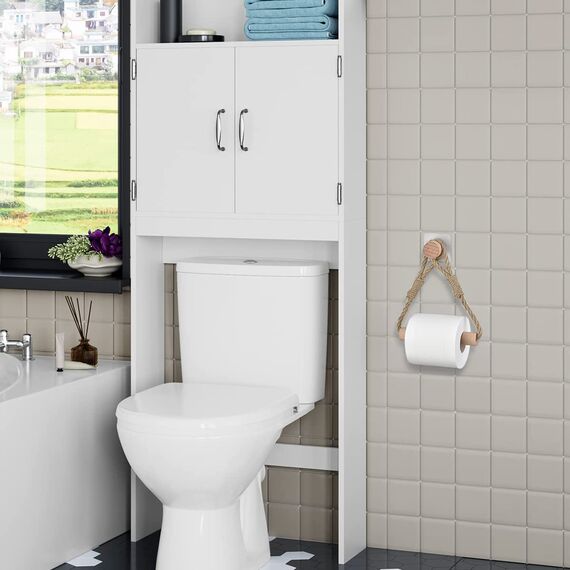 Toilettenpapierhalter ohne Bohren Klopapierhalter Klopapierrollenhalter Vintage Handtuchhalter WC Papier Halterung für WC Badezimmer Bad Vintage Dekoration Boho Deko Industrie Seil