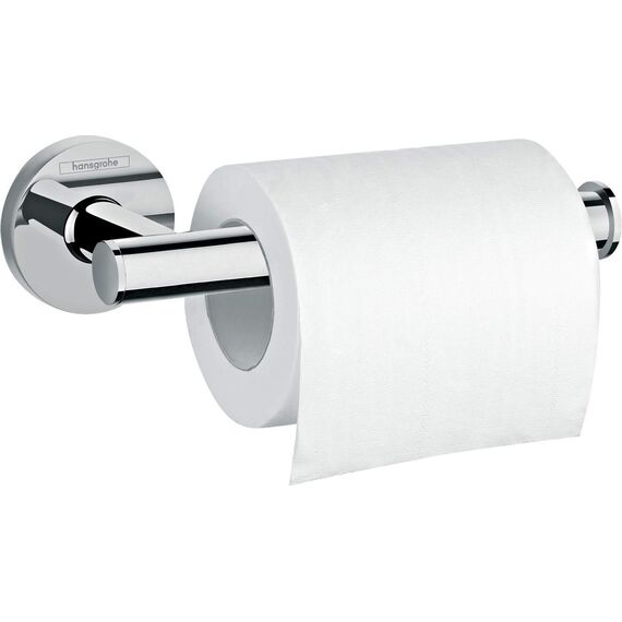 hansgrohe Logis Universal - Toilettenpapierhalter, Klopapierhalter für Wandmontage, Klorollenhalter, verdeckte Befestigung, Badezimmer Zubehör, Chrom, 41726000