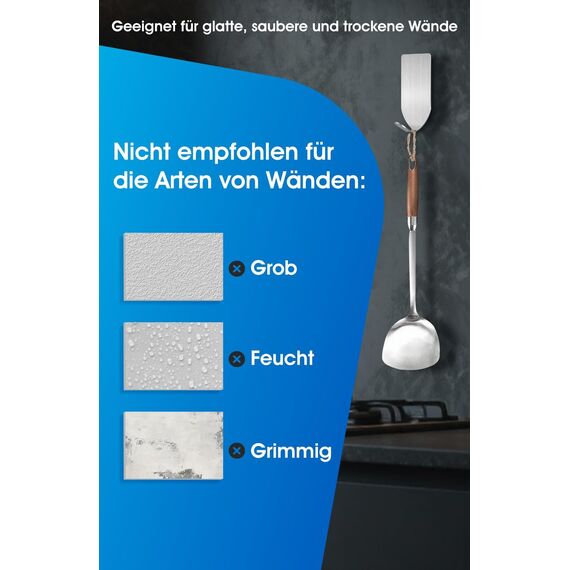 Handtuchhalter Ohne Bohren 20 Stk, 304 Edelstahl Haken Selbstklebend, Klebehaken Extra Stark Kann Großen Artikel hänge, Handtuchhaken für Bad, Küche, Deko, Klebehaken Wasserfeste & Langlebige