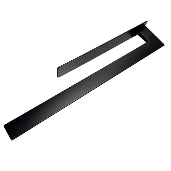 Dvocel Handtuchhalter ohne Bohren Edelstahl Handtuchhalter Schwarz Matt Einarmig Handtuchstange Selbstklebend Wandmontage für Badezimmer Toilette Küche