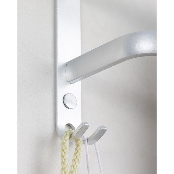 80CM Handtuchhalter Ohne Bohren, Handtuchhalter Silber, Handtuchhalter Bad, Handtuchhalter Wand Badezimmer Zubehör Set, Handtuchhalter Küche Handtuchstange Ohne Bohren