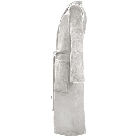 Brandsseller Damen & Herren Bademantel Coral Fleece Unisex leichter Morgenmantel Superweich