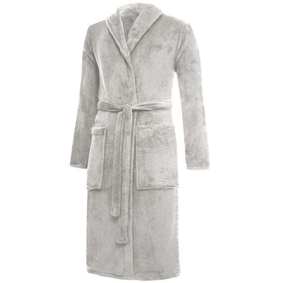 Brandsseller Damen & Herren Bademantel Coral Fleece Unisex leichter Morgenmantel Superweich