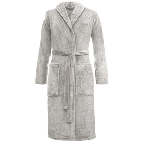 Brandsseller Damen & Herren Bademantel Coral Fleece Unisex leichter Morgenmantel Superweich