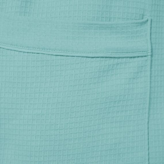 Amazon Essentials Damen Leichter Waffel-Bademantel, Mittellang (Erhältlich In Übergröße), Grünblau, 5XL Große Größen