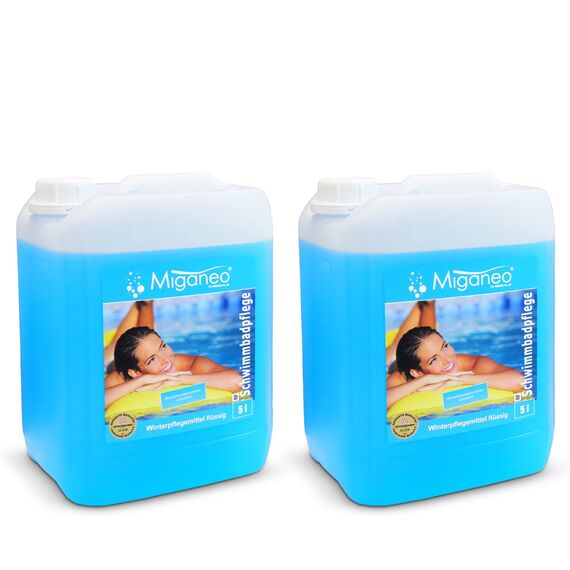 Miganeo Winterpflegemittel/Überwinterungskonzentrat 10 Liter - Algenverhütung | pH-Stabilisierung | Kalkverhütung