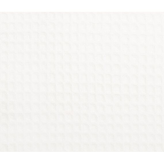 Brandsseller Unisex Bademantel aus Baumwolle S – Leichter Morgenmantel aus Waffel-Piqué für Damen & Herren – Saunamantel / Hausmantel für Wellness & Zuhause - Weiß