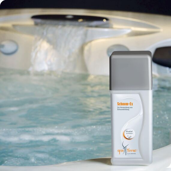 SpaTime by BAYROL - Schaum-Ex 1 L - Whirlpool Entschäumer - Whirlpool Schaum Entferner - Schnelle Wirkung - Antischaummittel Whirlpool Reiniger