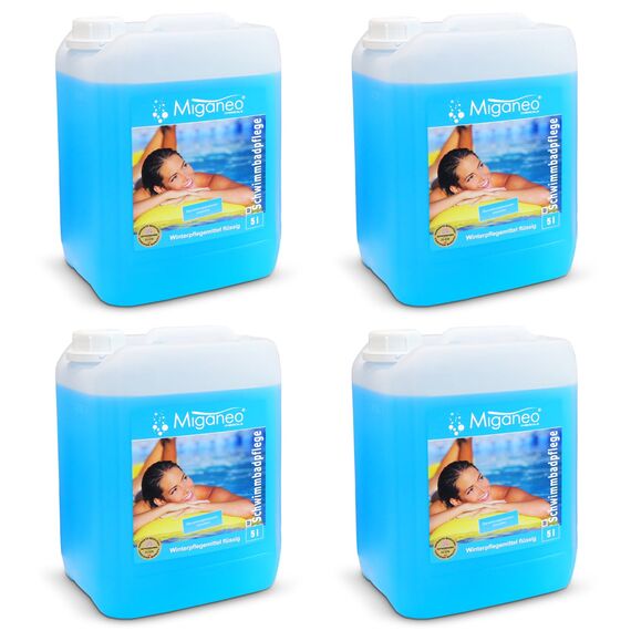 Miganeo Winterpflegemittel/Überwinterungskonzentrat 20 Liter - Algenverhütung | pH-Stabilisierung | Kalkverhütung