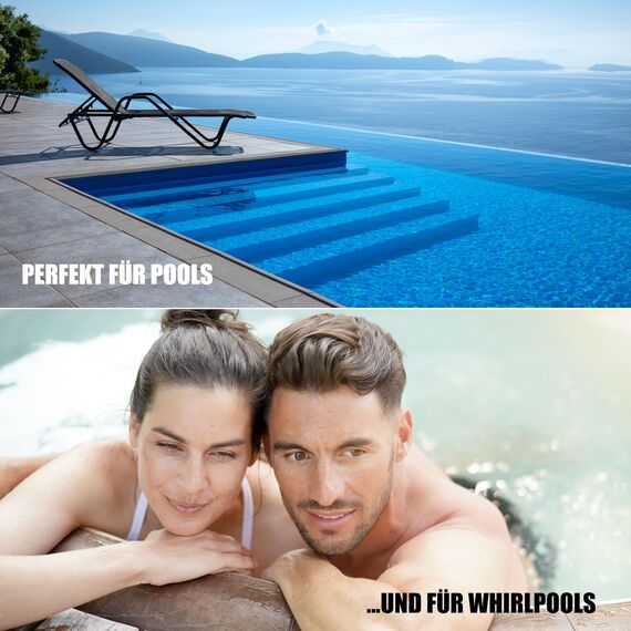 POWERHAUS24 100 Rapid Testtabletten 50 x pH-Wert Phenol Red 50 x DPD1 Freies Chlor