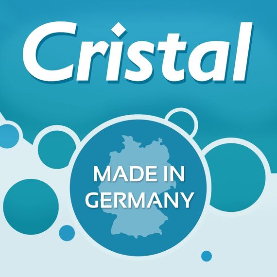 CRISTAL Pool Wintermittel 2 Liter – Hochwirksames Überwinterungsmittel für 40 m³ – Einfache Winterpflege ohne Ablassen Algen- und Kalkschutz
