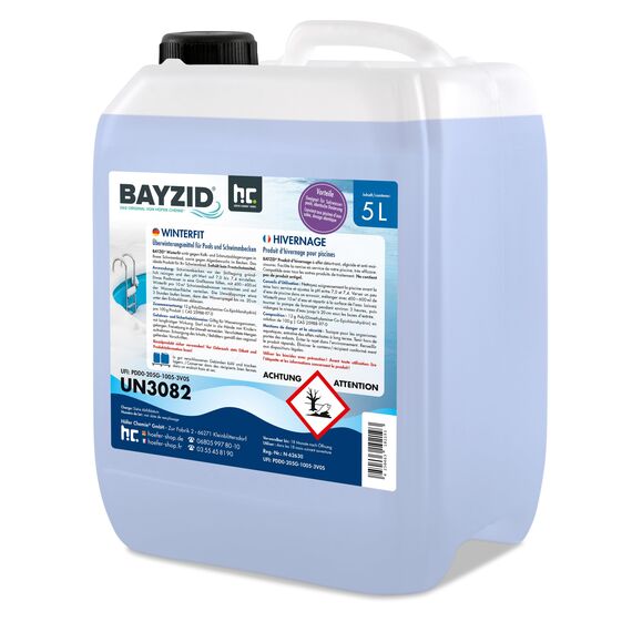 Höfer Chemie 1 x 5 L Pool Wintermittel - BAYZID Winterfit Überwinterungskonzentrat, Flüssigkeit, für Schwimmbad und Pool von Höfer Chemie