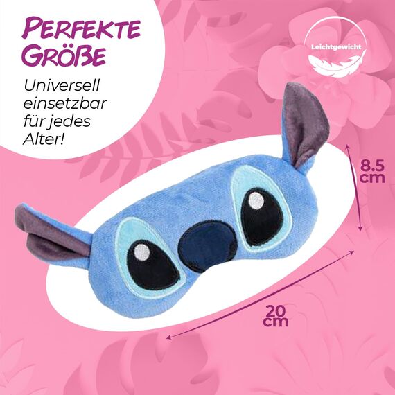 Stitch Maske & Gesichtsmaske – Stitch Schlafmaske & Beauty Accessoires – Stitch Sachen & Merchandise – Lilo und Stitch Geschenke Erwachsene – Geschenk für Damen – Stich Artikel & Accessoires