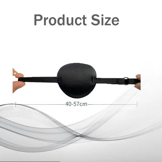 2 Stück Augenklappen Augenklappe für Erwachsene und Kinder bequeme Augenklappen Verstellbare Augenklappe für Linke Oder Rechte Augen Amblyopie Erholungsphase Nach