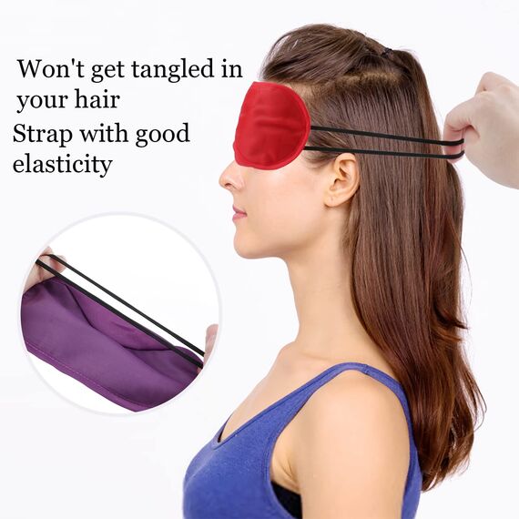 Schlafmaske 30 Stücke Mehrfarbig Augenmaske Abdeckung Leichte Augenbinde Schlafmaske mit Nasenpolster und Elastische Gurte für Frauen Männer Reisen Schlaf, 10 Farben