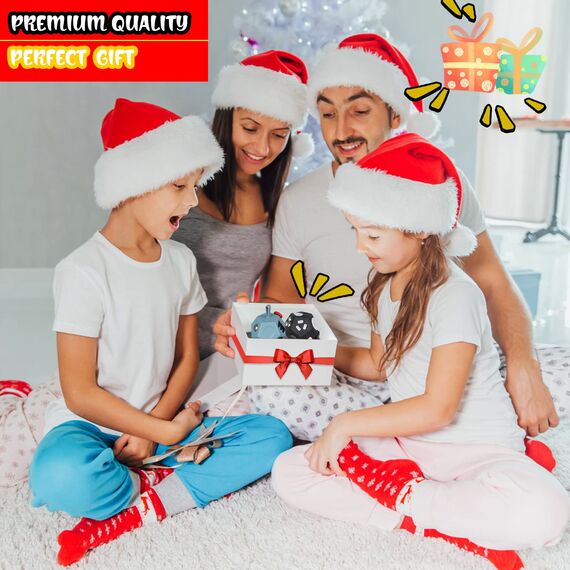 VCOSTORE Mini Fidget Stresswürfel Cube 12 Seiten, Angst Entlastung, Tragbares Anti Stress Spielzeug für Kinder und Erwachsene mit ADHS ADD OCD Autismus, Schwarz