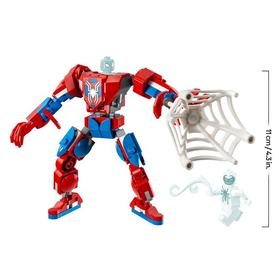 LEGO | Marvel Spider-Man Mech vs. Anti-Venom - Super Hero Figure Building Toy with 2 Minifigures for Imaginative Role Play - Gift for 6 Plus Year Old Boys and Girls 76308