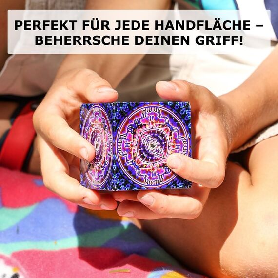 Shashibo Formwechsel Zauberwürfel - Preisgekrönt, Patentiert - Anti Stress Spielzeug - 36 Seltenerdmagnete - 3D Infinity Cube Magnetwürfel in Über 100 Formen Verwandelbar (Chaos)