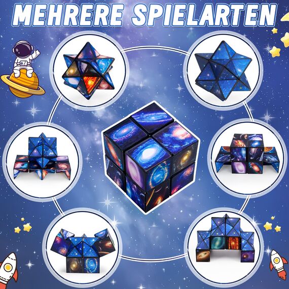Spielzeug ab 7-8-9-10-11 Jahre Junge: Geschenke für 6-12 Jährige Jungen Mädchen Infinity Cube Zauberwurfel Spiele ab 8 9 10 Jahre Junge Geschenkideen Anti Stress Würfel IQ Puzzle für Kinder Erwachsene