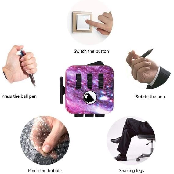 Yetech Galaxy Fidget Toy Sensory Toys Stress Relieve Toys Anti-Angst Spielzeug für Kinder und Erwachsene
