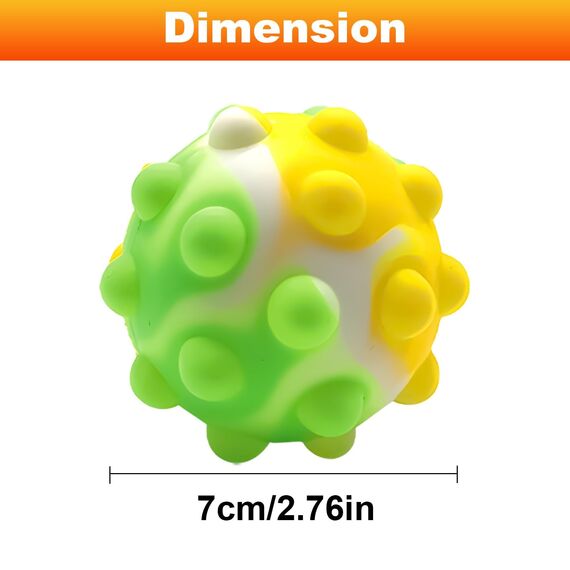 Gytera 12 Stück Stressballs, Anti Stress Spielzeug Bälle für Kinder und Erwachsene, Fidget Toys für Stressbälle, Stressball Squeeze Ball Set, Anti Stress Bälle für Zuhause, Büro, Schule