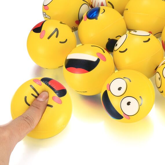 12 Stücke Stressball,Stressball Kinder,Antistress Bälle für Kinder/Erwachsene Mitgebsel KinderGastgeschenke Kindergeburtstag Gastgeschenke Weihnachten