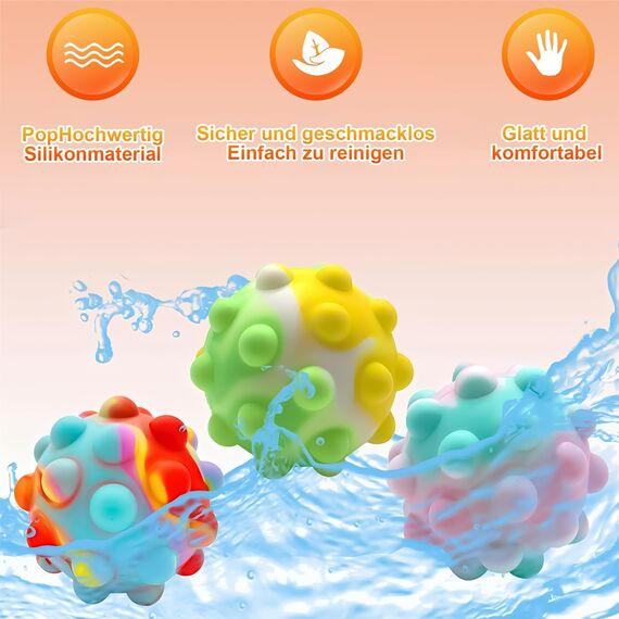 Gytera 12 Stück Stressballs, Anti Stress Spielzeug Bälle für Kinder und Erwachsene, Fidget Toys für Stressbälle, Stressball Squeeze Ball Set, Anti Stress Bälle für Zuhause, Büro, Schule