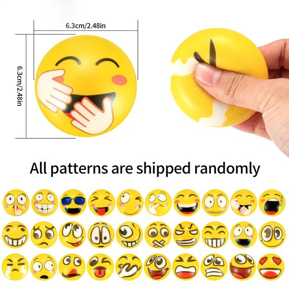 12 Stücke Stressball,Stressball Kinder,Antistress Bälle für Kinder/Erwachsene Mitgebsel KinderGastgeschenke Kindergeburtstag Gastgeschenke Weihnachten