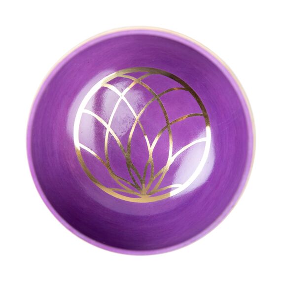 Tibetisches Klangschalen-Set – einfach zu spielen, authentisch handgefertigt für Meditation, Klangschale, Chakra, Yoga, Heilung, 10,2 cm, von Himalayan Bazaar