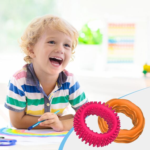 12 Stück Anti Stress Ring Squishy,2025 Fidget Ring Toys für Kinder Sensorik,Anti Stress Spielzeug Sensory,Stressring Anti Anxiety Toy ADHS Spielzeug,Fidget Toys Erwachsene Autismus Stressabbau