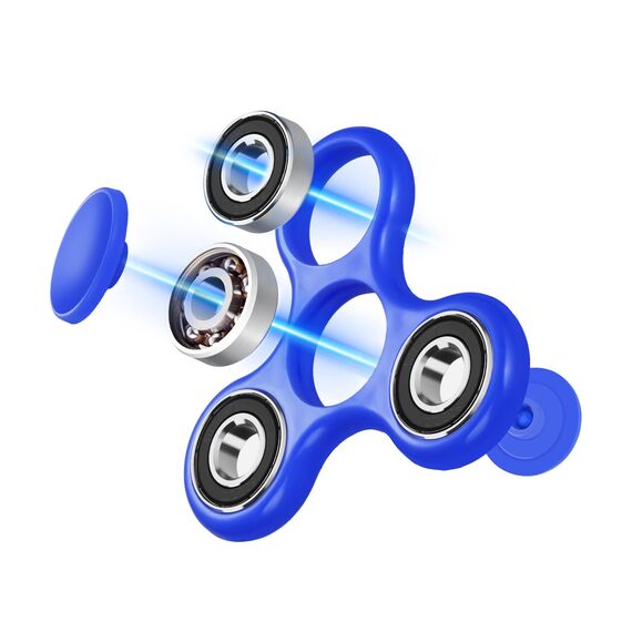 SCIONE Fidget Spinner Sensory Hand Fidget Spielzeug,Angst Stress Relief Party Geschenke für Kinder und Erwachsene Goodie Bag Stuffers(Blau)