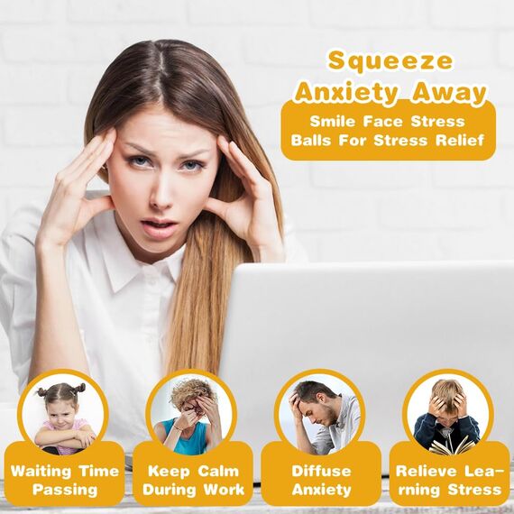 Ainiv Anti Stress Spielzeug Bälle, 12 Stück Planetenmuster Stressball, 6cm Schaum Stressabbau Bälle, Stressabbau Spielzeug für Erwachsene Mitgebsel Gastgeschenke Weihnachten