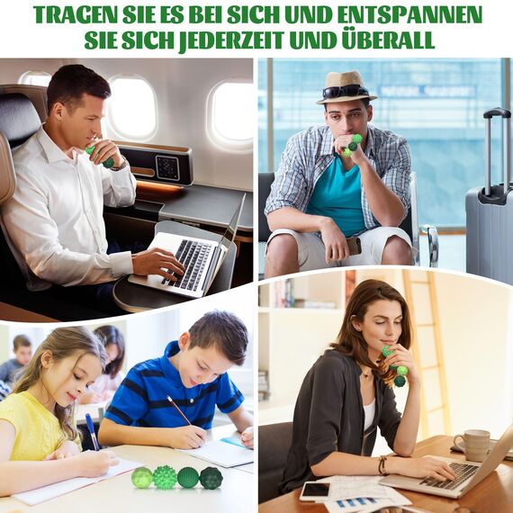 4 Stück Magnetische Fidget Toys, Magnetkugeln Stressball Silikon Sensorik Spielzeug, Magnetische Anziehungskraft Stress Bälle mit Silikonhülle, Sensory Toy, Anti-Stress Fidget Toys für Stress, Angst