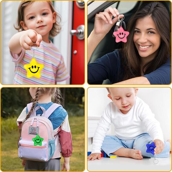 Ainiv 24 Stück Stressbälle Squeeze Ball, Stern Schaum Antistressball für Schule Belohnung Student Party Tasche Füllstoffe, Stressabbau Bälle Spielzeug für Angst Abbauen Beruhigung Kinder Erwachsene