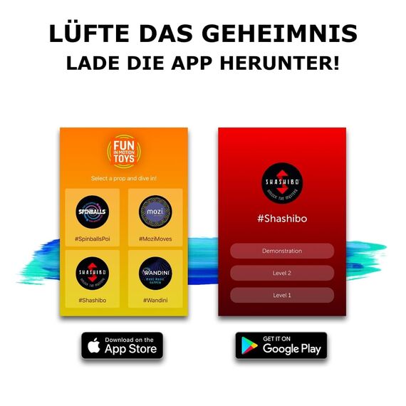 SHASHIBO Formwechsel-Box – Preisgekrönter, patentierter Zappelwürfel mit 36 Seltenerdmagneten – lässt Sich in über 100 Formen verwandeln (Mystic Ocean)