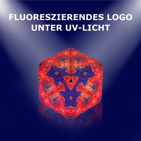 Shashibo Formwechsel-Box – Preisgekrönter, patentierter Zappelwürfel mit 36 Seltenerdmagneten – lässt Sich in über 100 Formen verwandeln (Artist Series - Fire Goddess)
